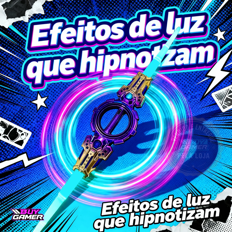 SPINBLADE RGB: A Espada que Transforma Qualquer Lugar Numa Galaxia