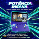 MiniPocket 2™ – Console Gamer Portátil com +10.000 Jogos, Tela AMOLED 5.5” e Design Dobrável