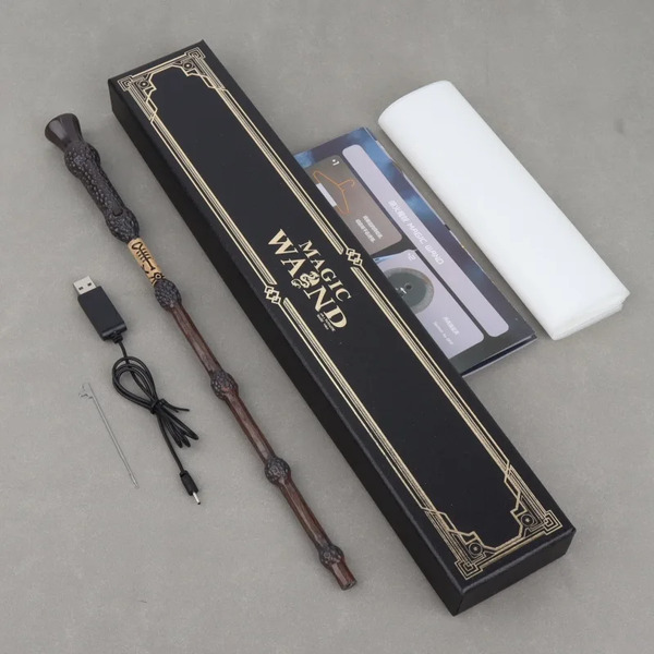 Varinha Mágica Original Harry Potter - VARINHA MÁGICA QUE FUNCIONA DE VERDADE