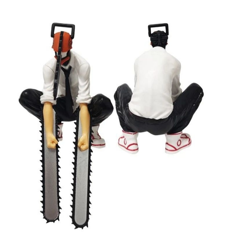 Chainsaw Man Figura Anime, Chainsaw Man, Denji Action Figure, PVC Noodle Stopper, Adulto Coleção Modelo Brinquedos, 14cm