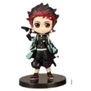 conjunto q versão demon slayer sentado fantasma boneca tanjiro inosuke zenizu figura de ação modelo brinquedos boneca