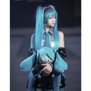 Miku Cosplay Hatsune Vestido De Fantasia Conjunto Completo De Halloween Adulto Feminino Para Mulheres