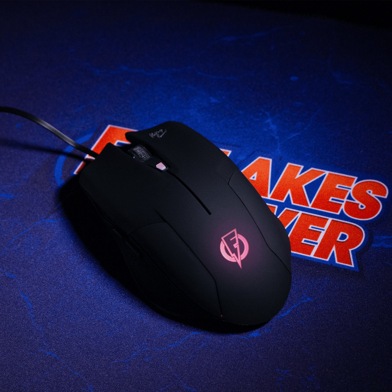 Mouse Gamer Flakes Power Stream 2400 DPI 6 Botões LED 7 Cores Óptico 5G Cabo 1,6 metros FLKM002, ELG