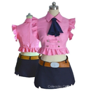 Fantasia de Cosplay para Adultos da Garota do Anime Adulto Os Sete Pecados Capitais Elizabeth Liones Cinto de Verão Laç