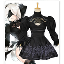 2B Fantasia de Cosplay de Nier Automata Yorha Anime Conjunto de Fantasia Feminina Disfarce Fantasia de Halloween para Me