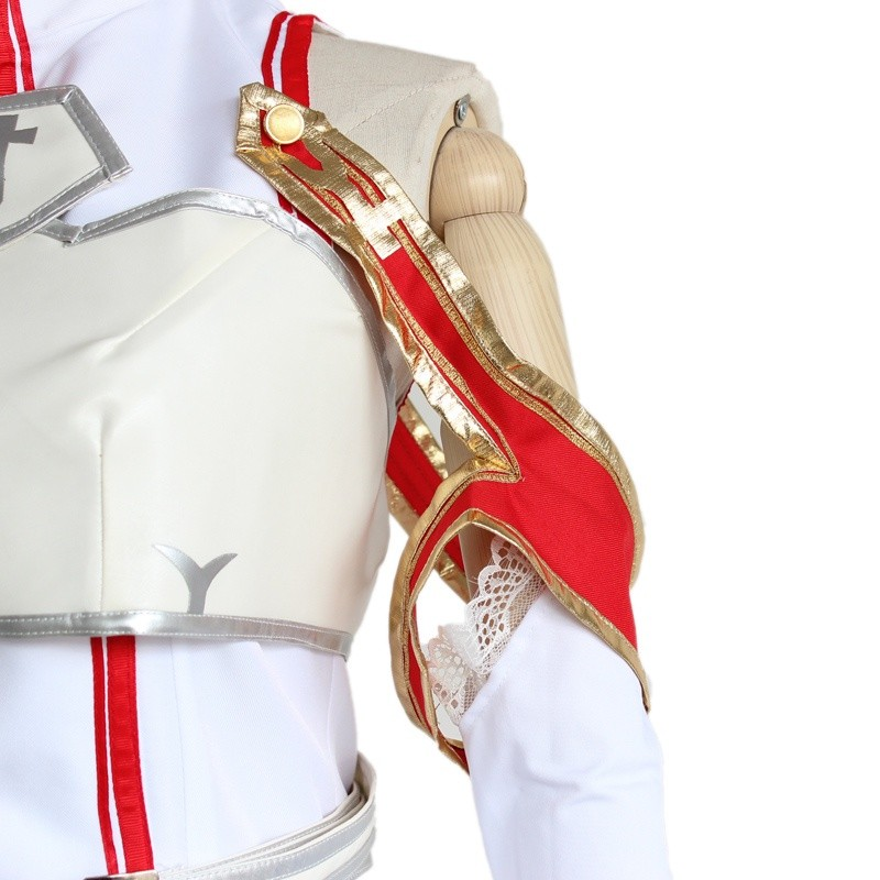 Anime Yuuki Asuna Traje SAO Cosplay Vestido Uniforme Completo Terno Lolita Espada Arte On-Line